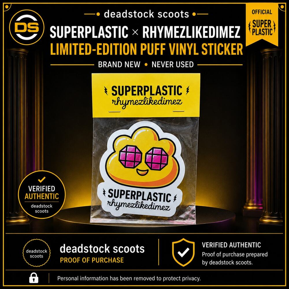 Superplastic RHYMEZLIKEDIMEZ Limited Edition Puff Sticker